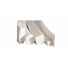 Silikónový profil 15×10 mm – biely (plný)